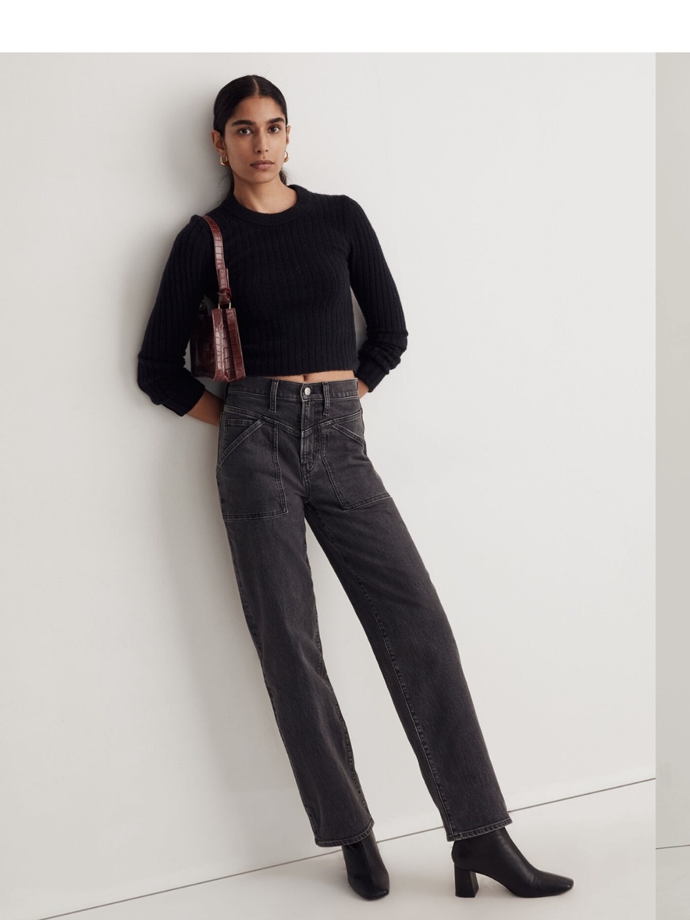 Madewell The Perfect Vintage Wide leg Jeans size 28